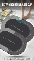 Buy 1 Get 1 FREE – Ultra Absorbent Non-Slip Bathroom Mat | Quick Dry, Soft & Anti-Skid Floor Rug
